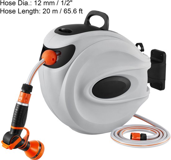 Enrouleur De Tuyau D'arrosage, Chariot De Rangement Pour Tuyau D Support Pour Enrouleur De Tuyau A Bras Unique Pour Lave Auto 88684994