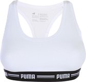 Puma- Iconic Racerback Bra Wit - S
