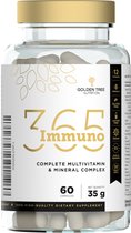 Golden Tree Immuno 356 - Multivitaminen - Vitamine C - B1, B2, B6 en B12 - Antioxidanten - 60 capsules