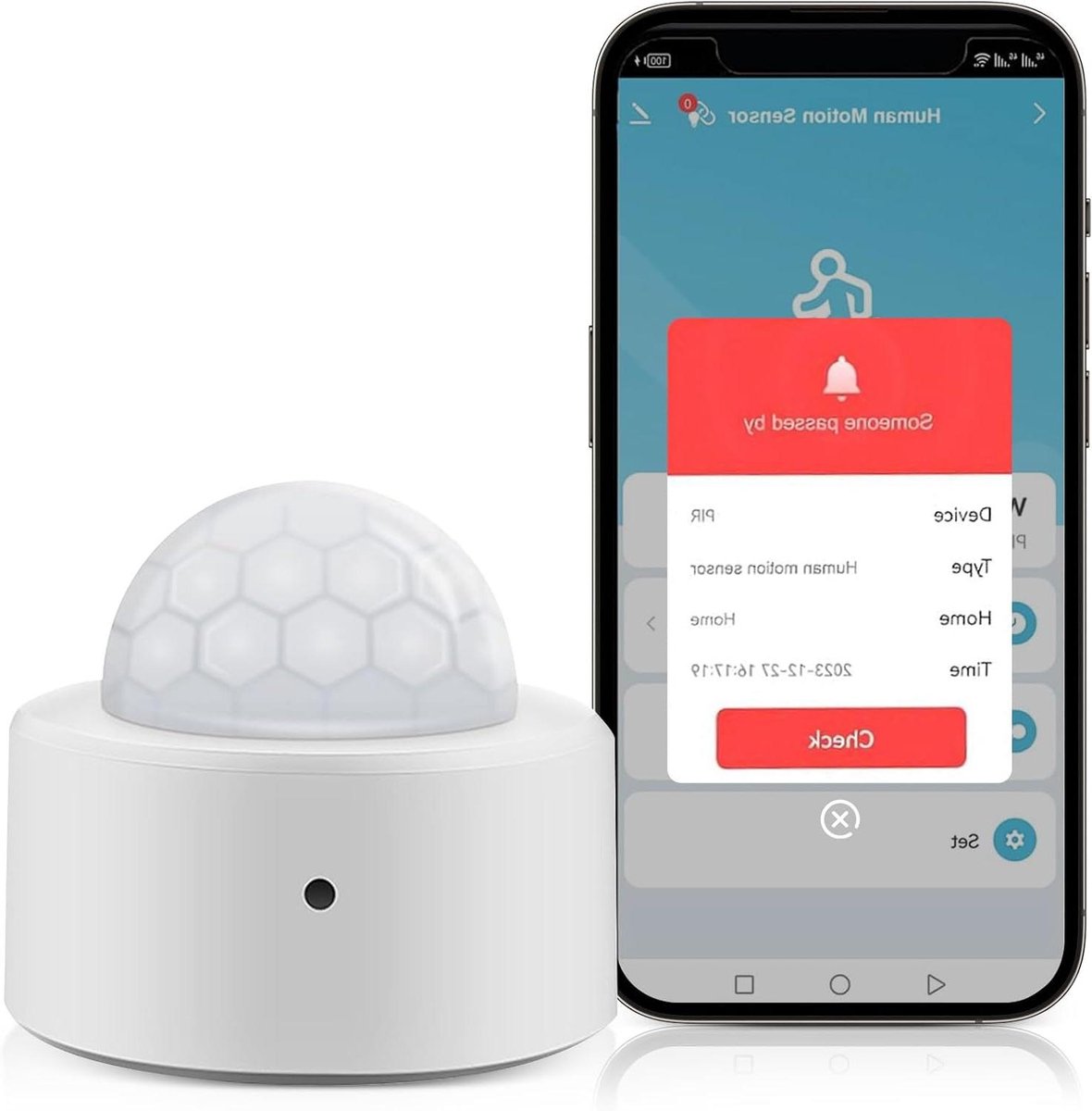 Presence Detector Light Sensing 2-in-1 Smart Motion Sensor - WiFi Motion Sensor