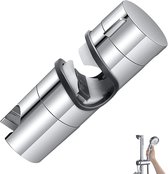Curseur de barre de douche - Curseur universel - ø 20/25 mm - Support de douchette - Réglable - Support de pommeau de douche - Support de douchette - Réglable - pour douchette ou pommeau de douche pour salle de bain