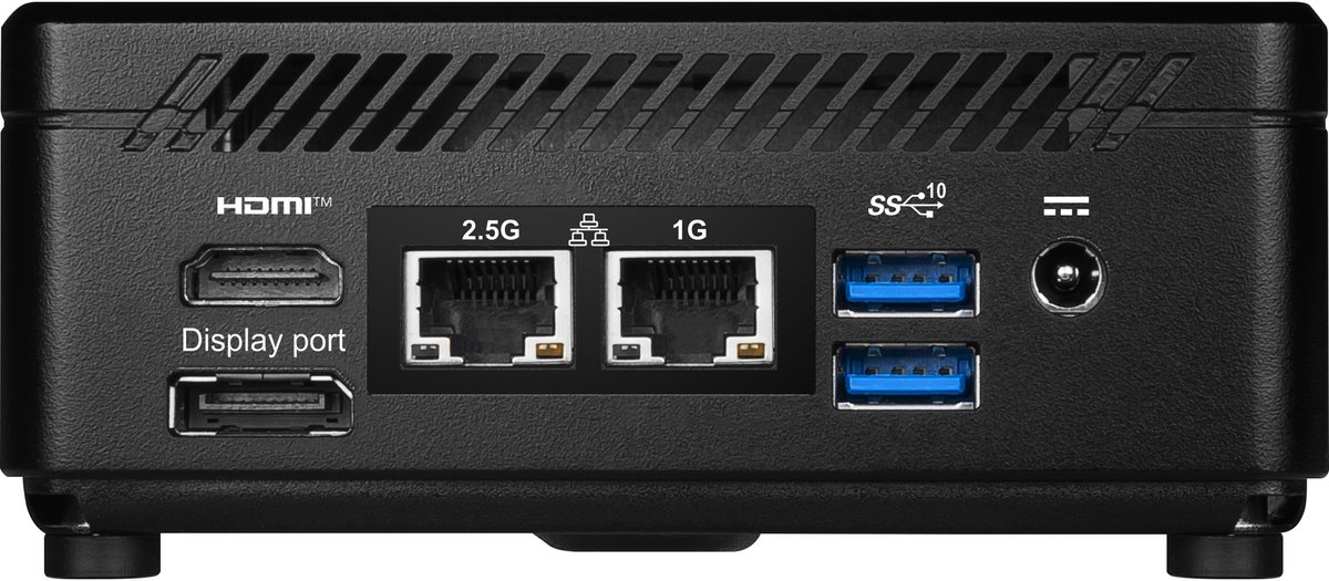 MSI Cubi 5 12M-001EU - Mini PC - Core i7 - Iris XE Graphics - 16 GB DDR4 RAM - 512 GB SSD - Windows 11 Pro thumbnail 3