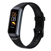 Bol.com EVY24 Stappenteller - Activity Tracker - Stappenteller Premium - Smartwatch - Activity Tracker - Zwart aanbieding