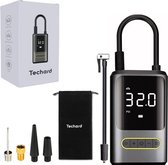 Bol.com Techard Elektrische Fietspomp Draadloos Compressor Elektrische Bandenpomp en Ballenpomp Luchtcompressor - Inclusief vern... aanbieding