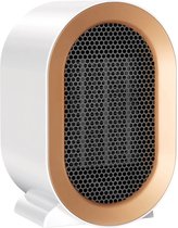 Vulpes Goods® Tech - Elektrische Kachel Pro - Elektrische Verwarming voor Binnen - Ventilatorkachel - Keramische Kachel - Heater - 2 Standen - 1200W - LED Indicatie - Wit