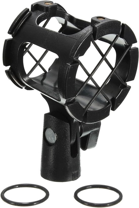 Foto: Famanu microfoonhouder schokdemper anti vibratie houder spin microfoonhouder microfoonhouder microfoon schokdemper voor groot membraan condensatormicrofoons membraan