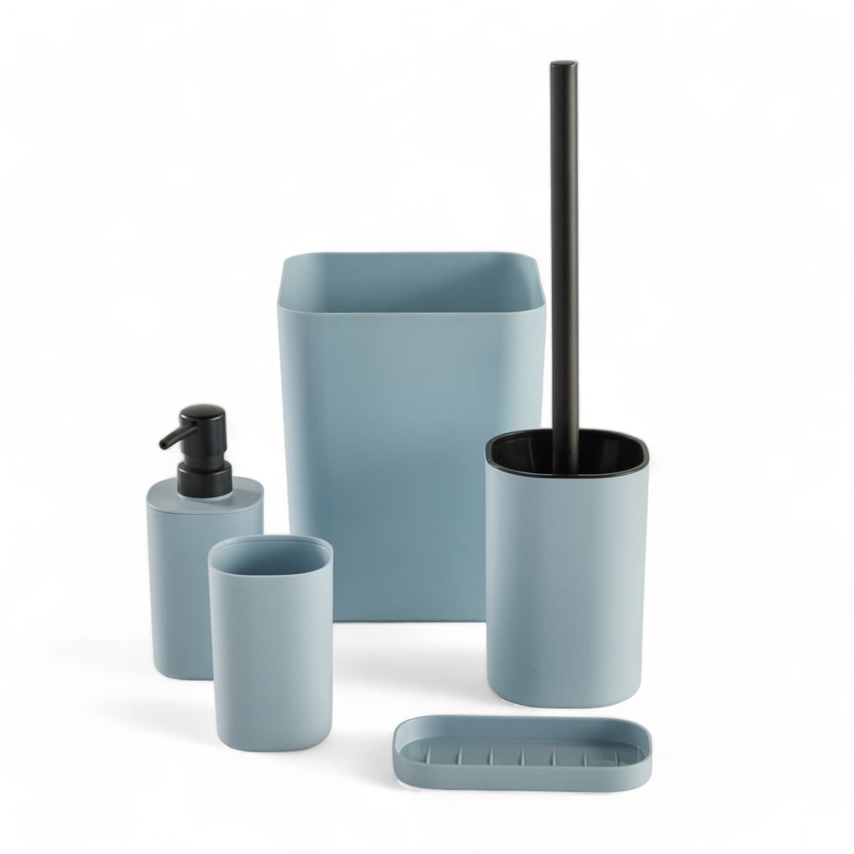 Set van 5 badkamer- en WC-accessoires UTILITY