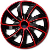 Enjoliveur universel NRM Quad - 16'' - noir/rouge 1 pièce