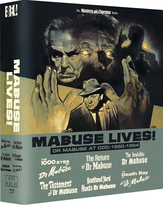 Mabuse Lives! - Dr Mabuse at CCC : 1960-1964 - Limited Edition - Blu-ray - Import - masters of cinema series