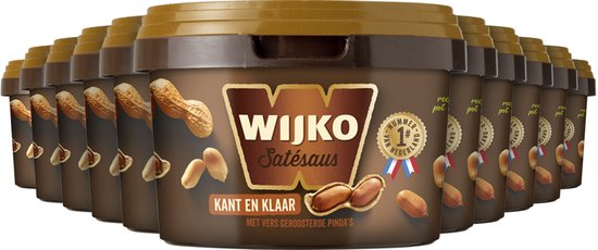 Wijko - Satésaus (Kant en klaar) - 6x 520g