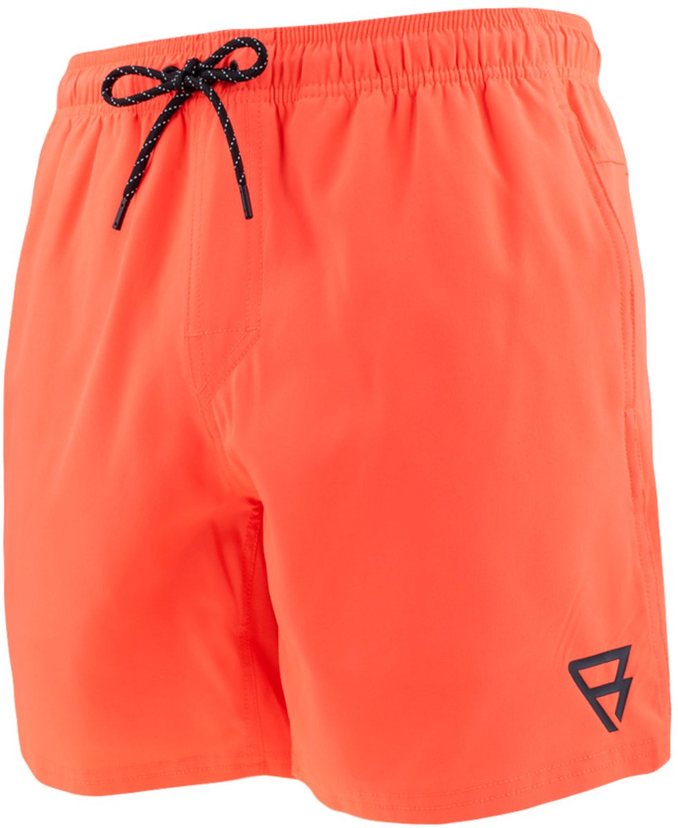 Brunotti Bru - conic Zwembroek Heren - Zwemshort met 4 - Way Stretch - Neon Orange — afbeelding 20