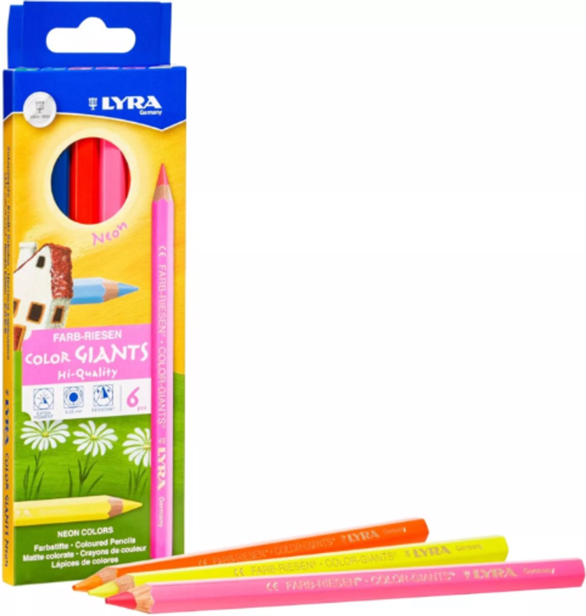 Lyra Color Giants Verschillende kleuren 6 stuk(s)