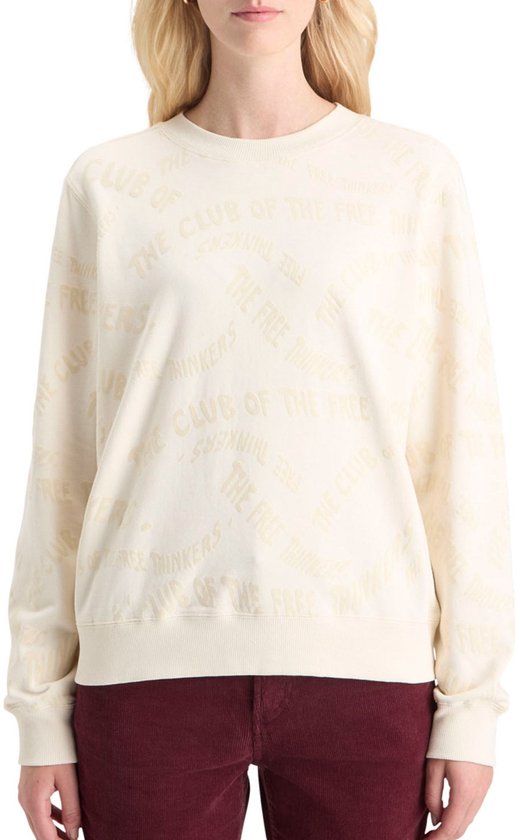 Scotch & Soda FLOCK AOP REGULAR FIT SWEATSHIRT Dames Trui - Maat M