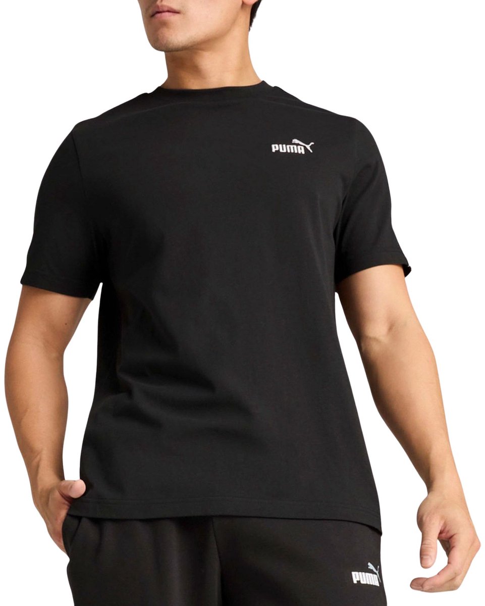 Puma ESS Tape heren sport T-shirt Zwart