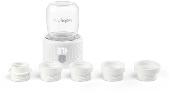 Baby Ono Flessenwarmer Onderweg - Draadloze Babyfles Warmer - 4 Temperatuurstanden - Inclusief 180 ml Fles van Baby Ono — afbeelding 4