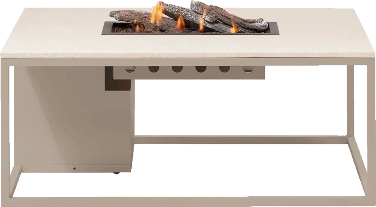 Cosi Cosiloft 120 - Fire Table - Sandy Beige with stone effect