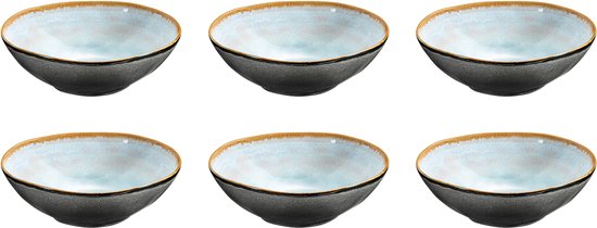 Médard de Noblat - Shadow Aqua - Soepbord 19.5 cm - 6 delig