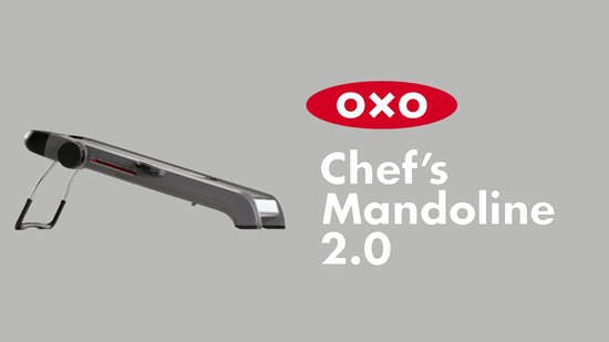 OXO - Mandoline Chef 2.0 - Keukensnijder - Groentesnijder - Met restenhouder
