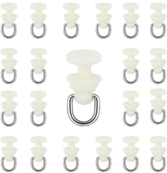Waveglijder 6cm Wit breedspoor - Wave glijders 6 cm Wit - voor Wave Gordijnen