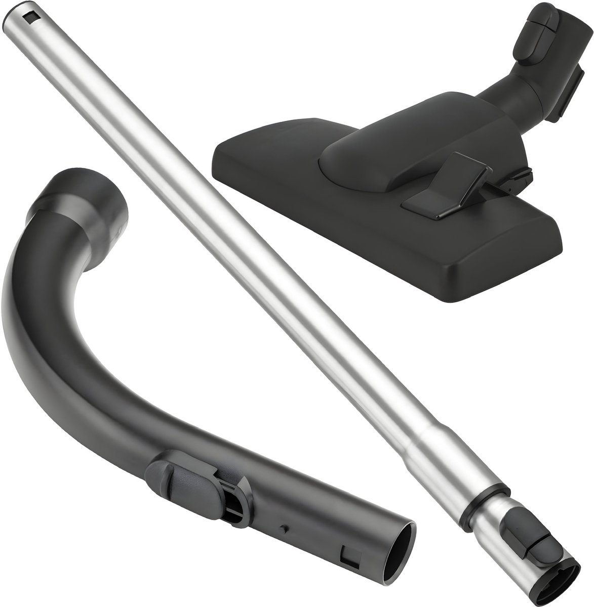 DEGG - 3-Delige Stofzuiger Set - Geschikt voor Miele - Telescoopbuis + Combi Zuigmond + Pistoolgreep - Geschikt voor alle Miele modellen - 35mm