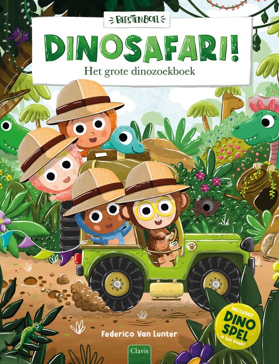 Beestenboel - Dinosafari! Het grote dinozoekboek - cover