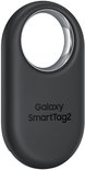 Galaxy SmartTag2 tracker in het zwart met een ovale, metalen ring.