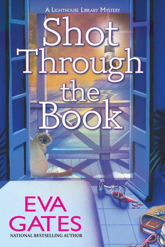 A Lighthouse Library Mystery 12 - Shot Through the Book - cover