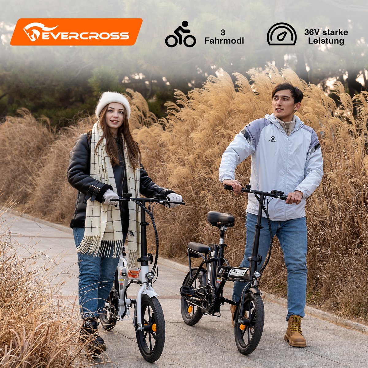 Evercross EK5 - Opvouwbare E-fiets thumbnail 4