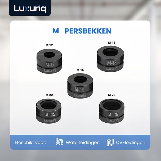 Correcte leidinginstallatie met de juiste perstang waterleiding