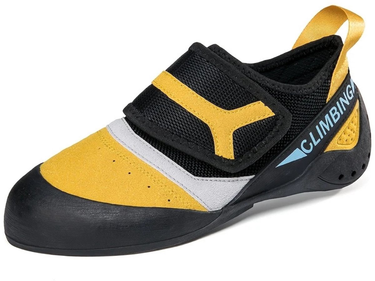 Livano Boulder Schoenen - Boulderschoenen - Klimschoenen - Heren - Dames - Indoor - Geel - Maat 38.5