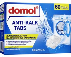 Domol Wasmachine Reiniger Tabs Anti-Kalking, 60 stuks