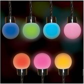 Luca Lighting - Snoer met 50 feestlichtjes die wisselen van lichtintensiteit - Multi