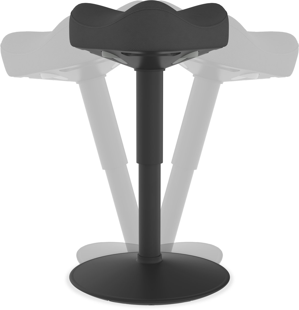 NAIZY Kantoorkruk Ergonomische Driehoek Staande Kruk 47-65 cm ...