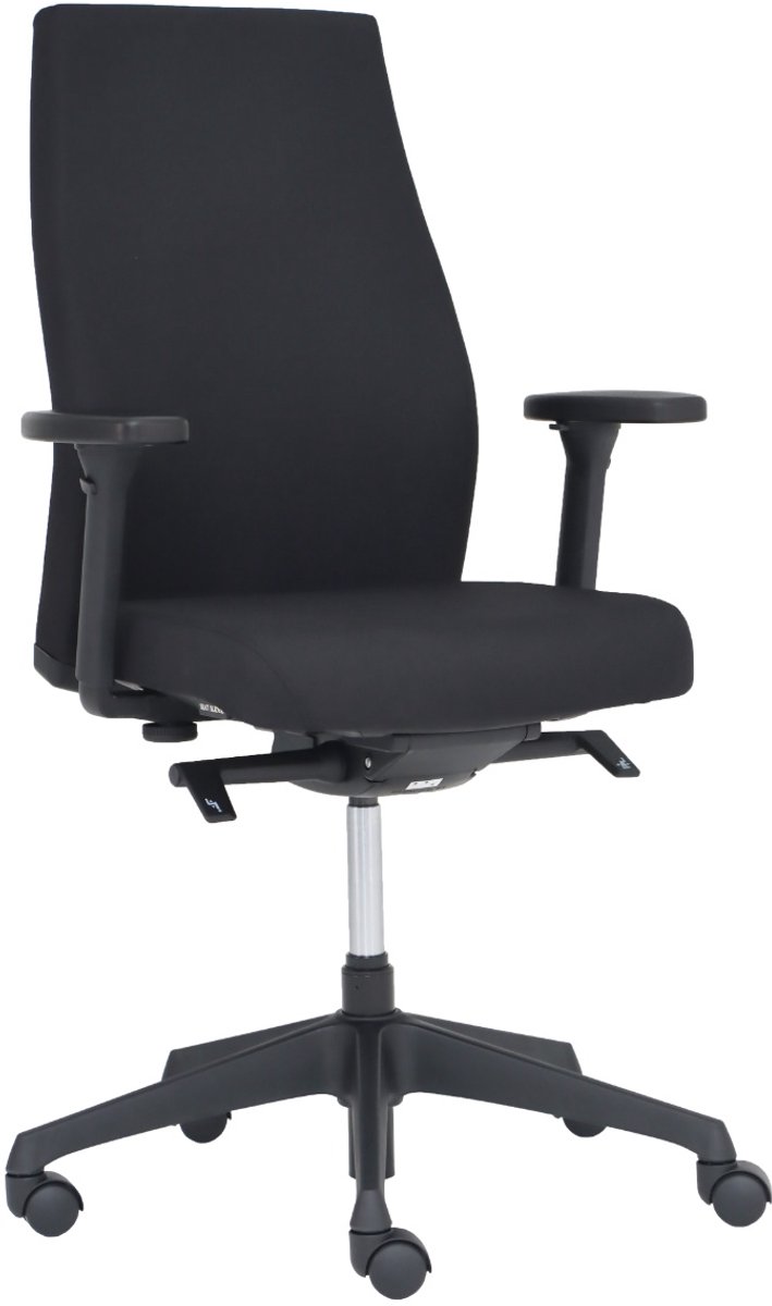 Office Hero® Titan Ergonomische Bureaustoel - Bureaustoelen voor Volwassenen - Volledig Verstelbaar - Zwart - Gemonteerd geleverd