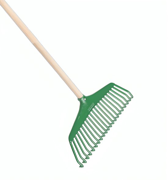 Merto Bladhark kunststof 21 tanden met steel 150cm