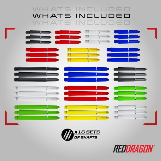 RED DRAGON - 200-Delig Dart-accessoirepakket Met vluchten, Dartschachten en Accessoires van Red Dragon — afbeelding 4