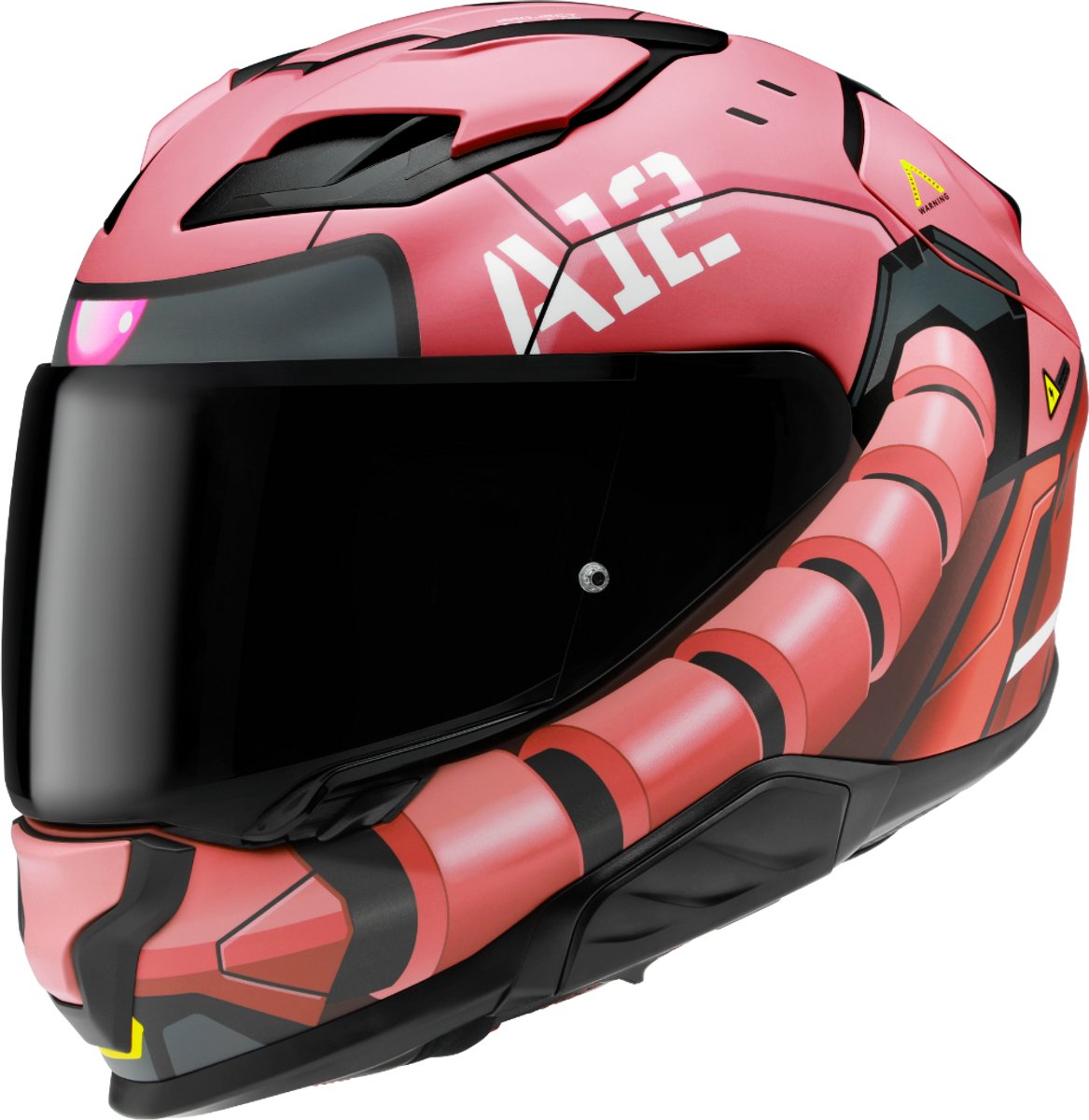 HJC F71 Zaku Bandai Namco Zwart Roze Integraalhelm - Maat M - Helm