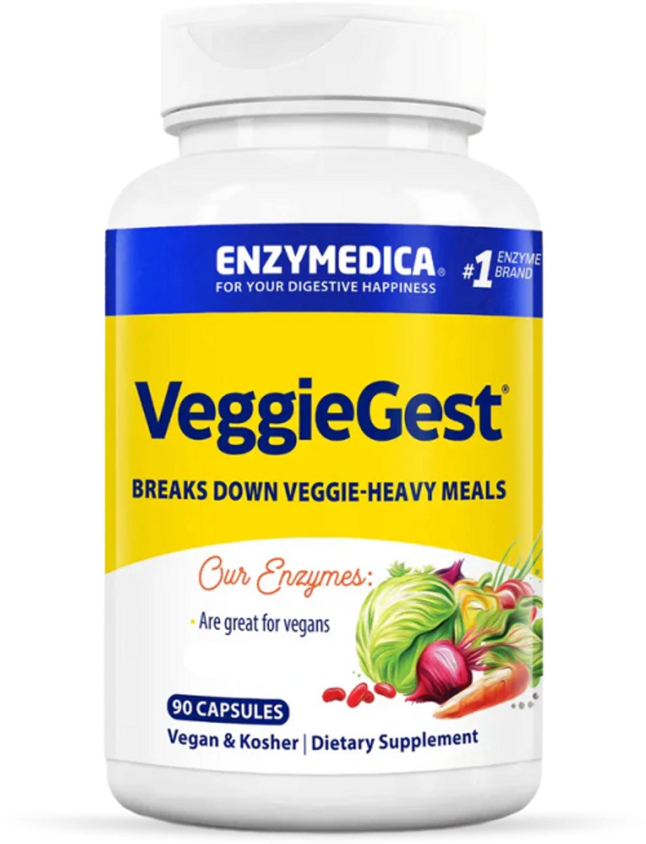 Goedkoopste VeggieGest van Enzymedica - 90 capsules
