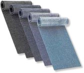 5 ROLLETJES OPSTRIJKBARE REPARATIEDOEK voor JEANS, 5 Verschillende Kleuren, Afmeting 8CM*51CM per Rol