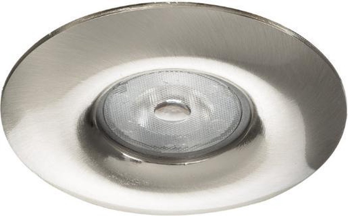 Warmglow inbouwspot Alen -Rond RVS Look -Philips Warm Glow -Dimbaar -3.7W -Philips LED