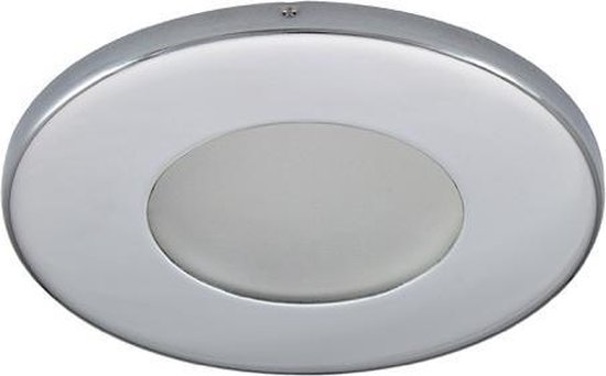 LED inbouwspot Noor -Rond Chrome -WarmGlow -Dimbaar 4.9W -Philips