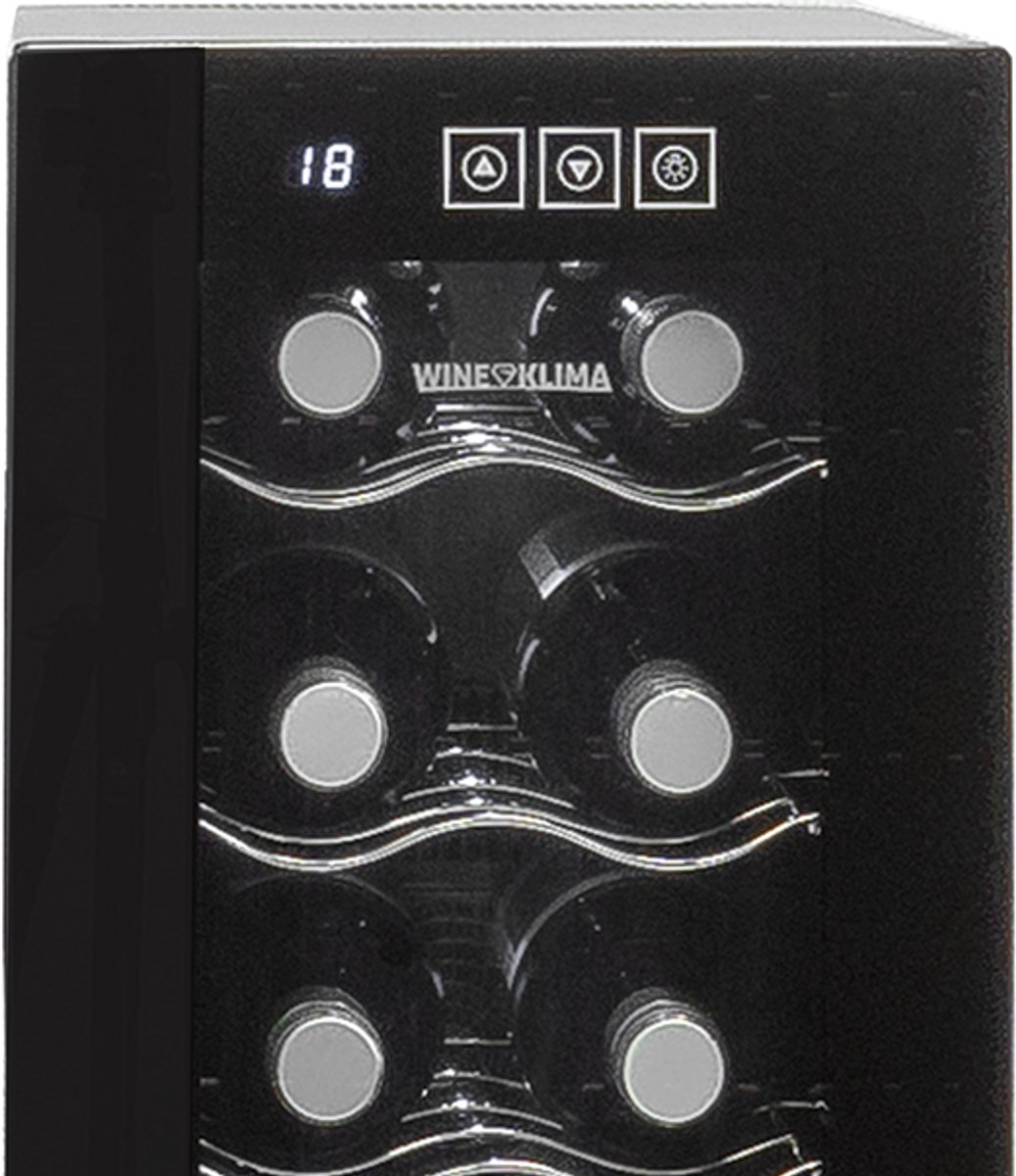 Wine Klima S12-GD - Wijnkoelkast - 12 flessen - enkele zone - afbeelding 3