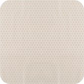 Tafelkleed Gecoat Jacquard Linnen Stippen - 140 x 250 cm - Beige/Crème