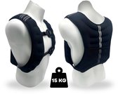 AJ-Sports Gewichtsvest PRO 15kg - Weight Vest - Trainingsvest - Hardloopvest - Krachttraining & Crossfit - Hardlopen - Cardio - Calisthenics - Fitness