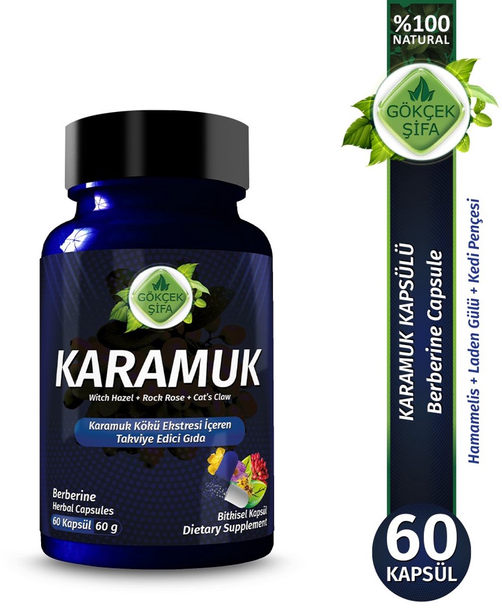Goedkoopste Berberine Extract Capsule - 60 Capsules - Galverbeteraar, Diureticum - 1 CAPSULE 1000 MG EXTRACT - Voor Lever-, Gal-, Nier- en Blaasaandoeningen - 60.000 mg Kruidenextract - Geen Toevoegingen - Beste Kwaliteit - Zuurbes