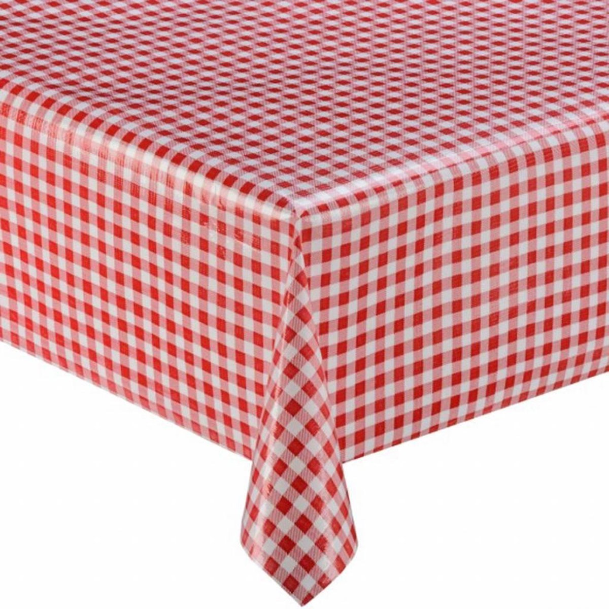 MixMamas Tafelzeil Ruitje - 120 x 120 cm - Rood