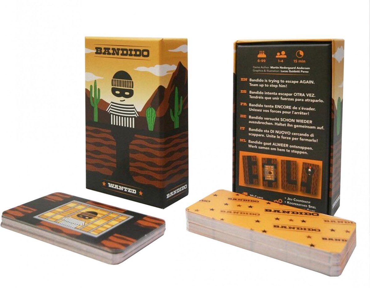 Bandido - Geronimo Games - Helvetiq - pocketspel - vanaf 6 jaar oud - van 1 tot 4 spelers — afbeelding 3