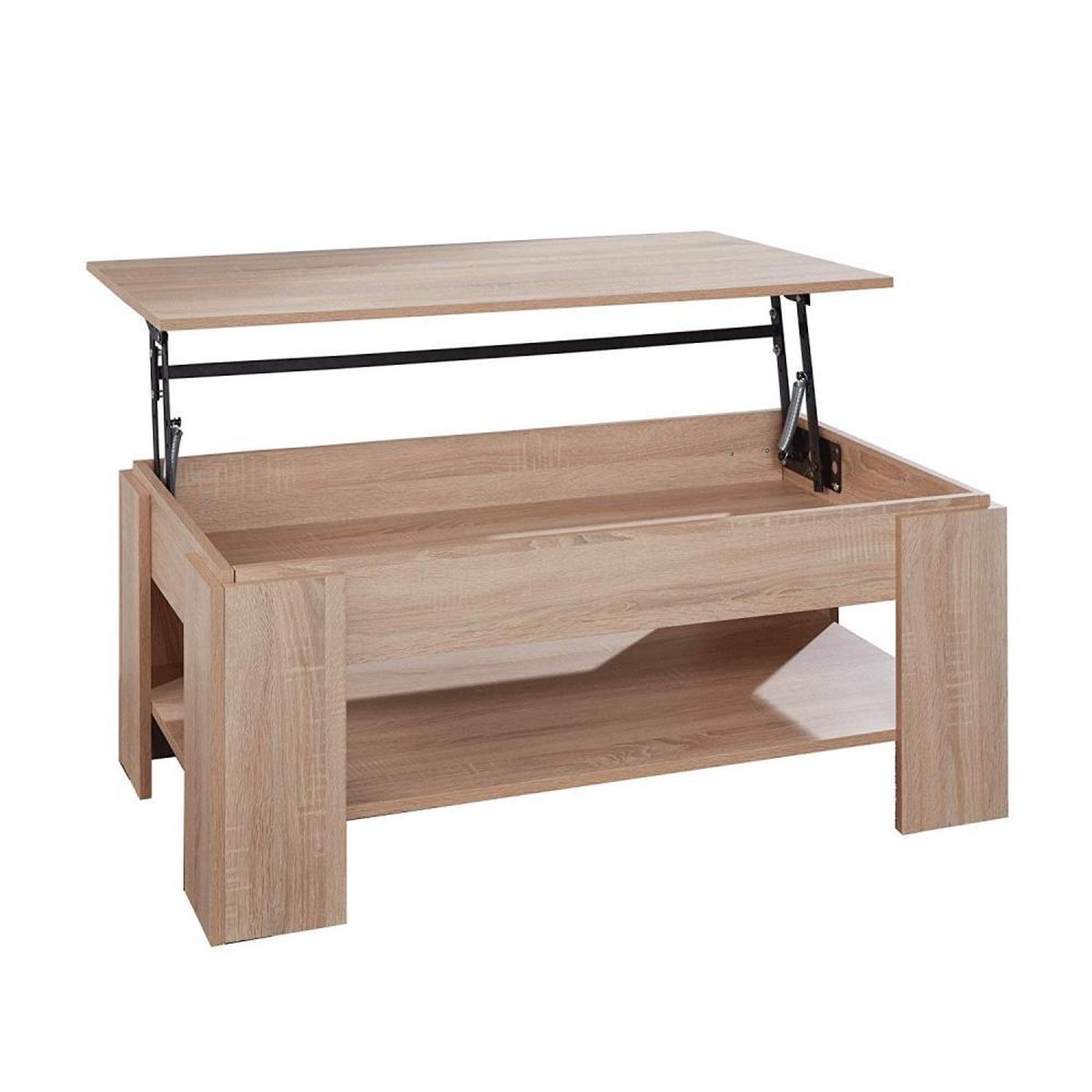 Trendteam - Universal CT 139 - Bijzettafel met uitklapplaat - Eik