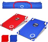 Mini Set de Cornhole – 60x30 cm – Jeu d’Adresse Extérieur – Style Red