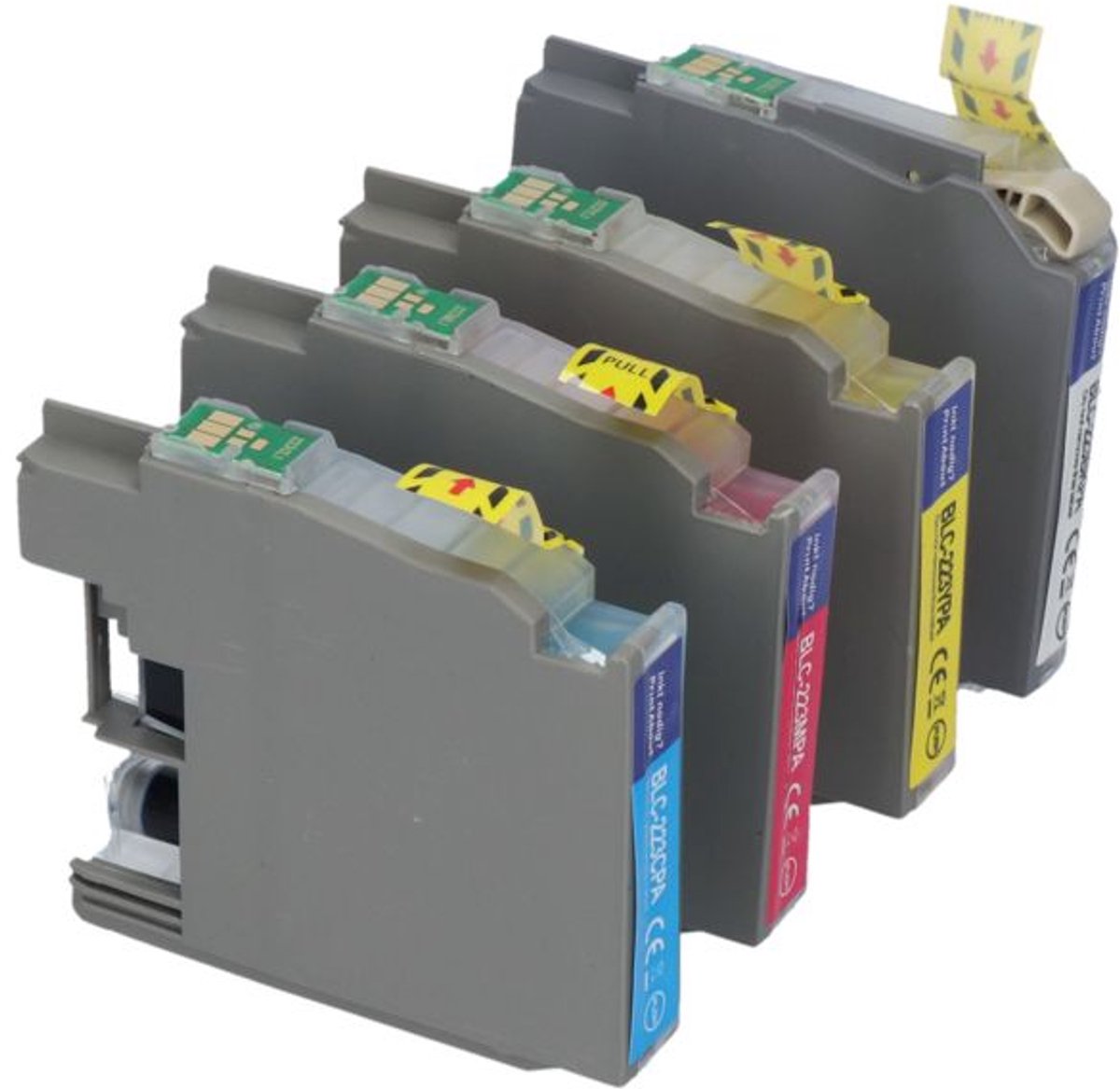 Inktcartridge geschikt voor Brother LC125XL | 1x Multipack geschikt voor LC127XL - LC-125XL - DCP-J 4110 - DCP-J 4110 W - MFC-J 4310 DW - MFC-J 4410 DW - MFC-J 4510 DW - MFC-J 4610 DW - MFC-J 4710 DW - MFC-J 6520 DW - MFC-J 6720 DW